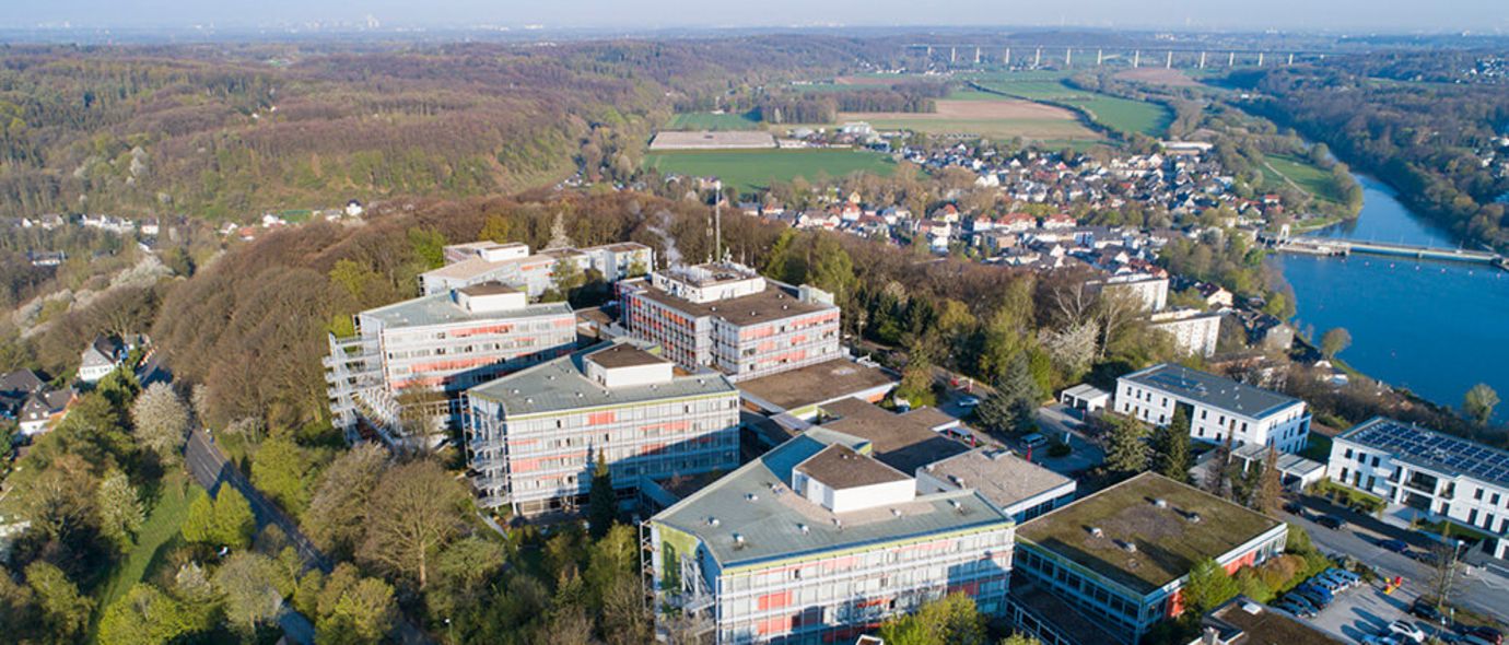 Luftaufnahme Fachklinik Rhein/Ruhr in Essen-Kettwig