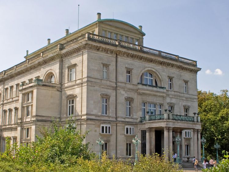 Außenaufnahme Villa Hügel in Essen