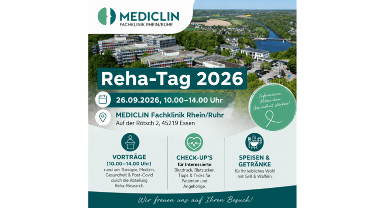 Reha-Tag in der MEDICLIN Fachklinik Rhein/Ruhr