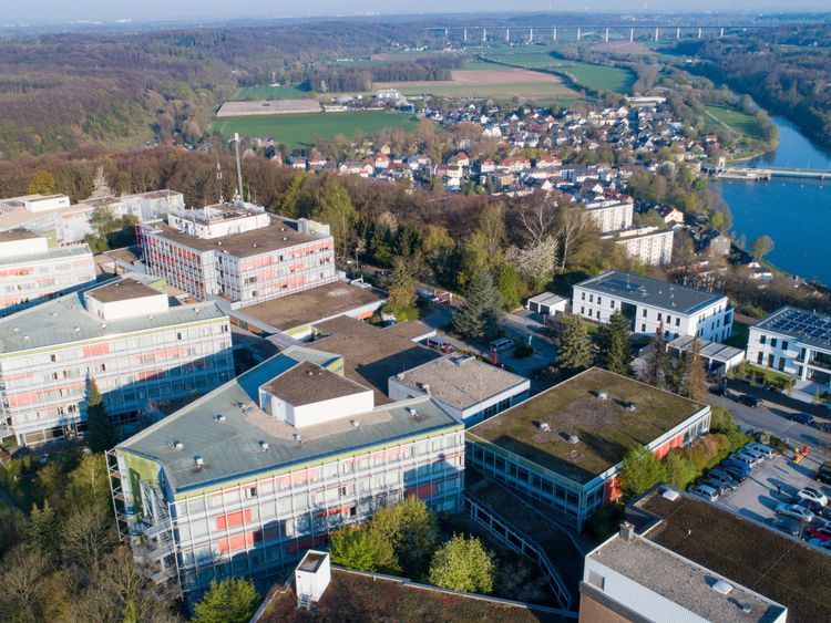 Luftaufnahme der MEDICLIN Fachklinik Rhein/Ruhr