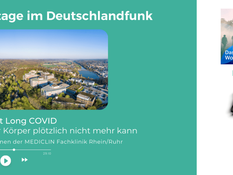 Reportage im Deutschlandfunk: Leben mit Long COVID