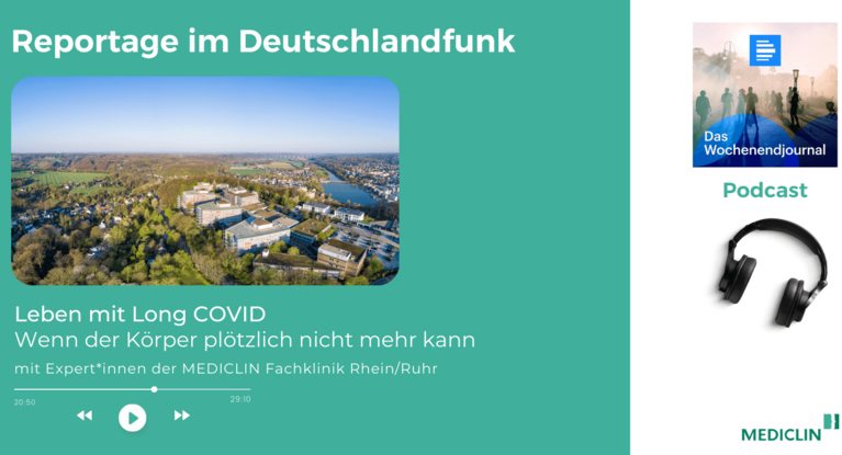 Reportage im Deutschlandfunk: Leben mit Long COVID