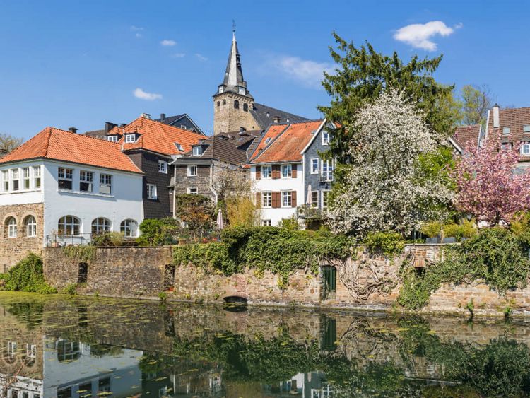 Altstadt Essen-Kettwig an der Ruhr 